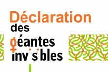Déclaration des géantes invisibles