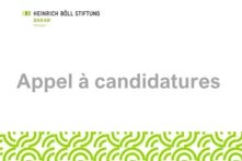 La hbs Dakar recute un.e consultant.e Souveraineté alimentaire et Ville durable