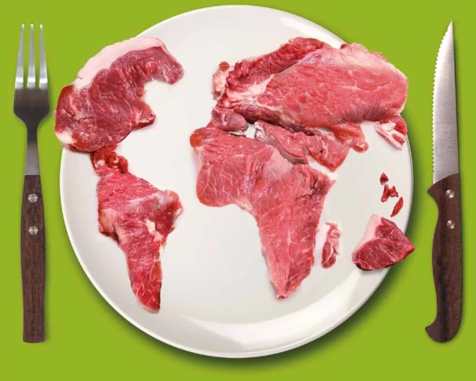 La production et la surconsommation de viande industrielle saccagent la planète. La production et la surconsommation de viande industrielle saccagent la planète.